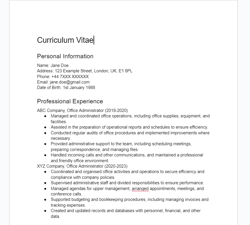 CV pavyzd�iai - CV pavyzdys parsisiusti 