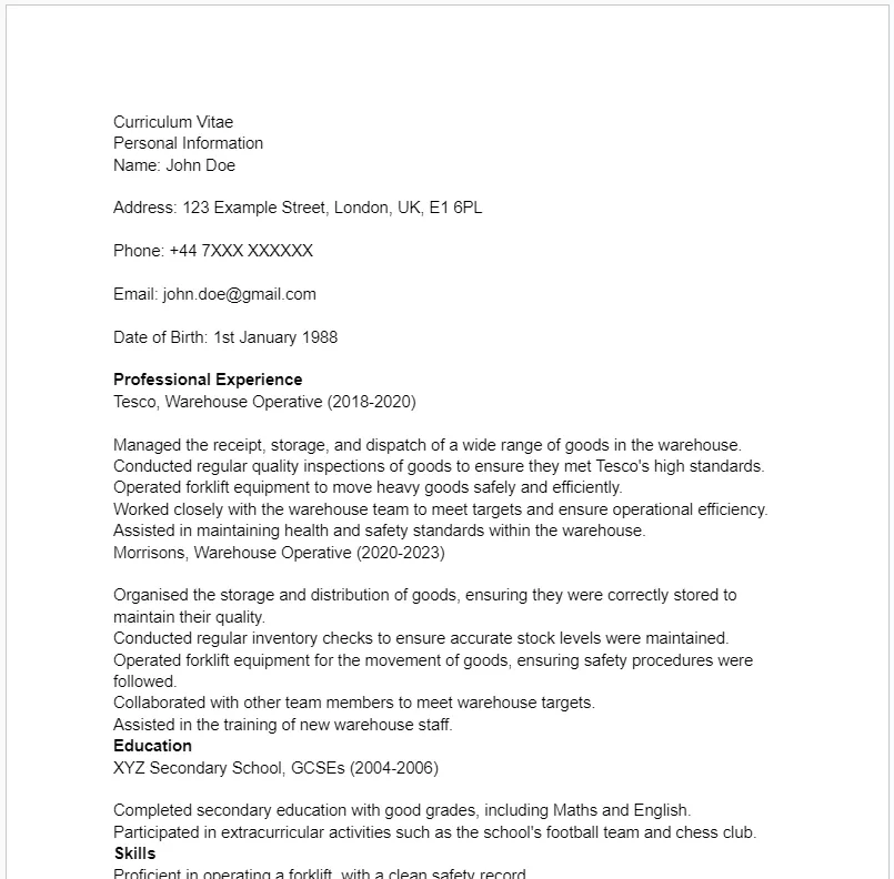 CV pavyzd�iai - CV pavyzdys parsisiusti 